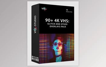 VfxStudio - Download 90+ 4k <span class='badge badge-warning'>VHS</span>: Glitch and Other Overlays Pack