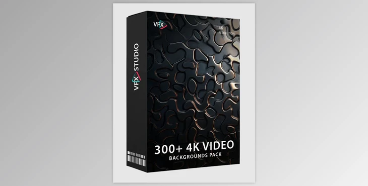 VfxStudio - Download 300+ 4K Video Backgrounds Pack