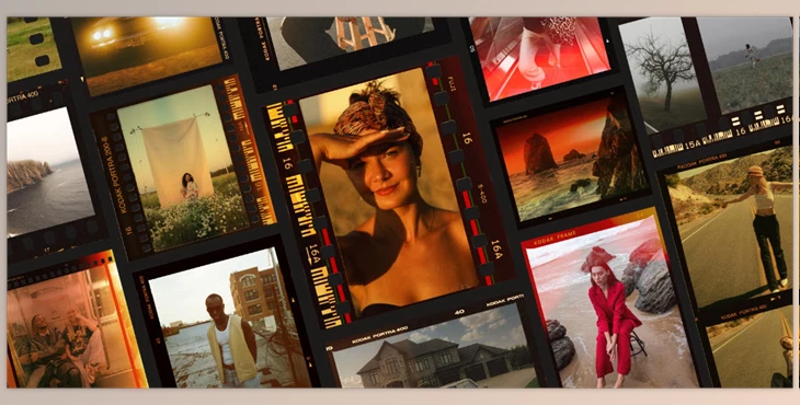 Pixflow - Download Kodak and Fuji Film Frames V.2