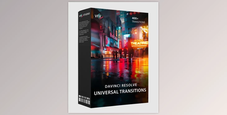 VfxStudio - Download 400+ DaVinci Resolve Universal Transitions Bundle