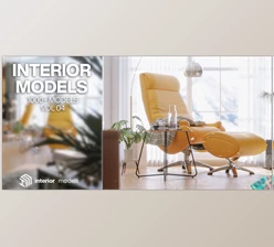 Blender - Download Interior Models Vol 04 | Kpack | Asset Browser