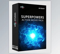 VfxStudio - Download Superpowers - Action Movie Pack 4K Video Overlay Effects