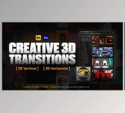 Download Creative 3D Transitions: 50 Dynamic Transitions for After Effects | AAPower (Videohive 60562749)
