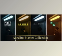  Aurelius Master Collection: A complete set of 125 Lightroom Presets for photos and 200 LUTs for video