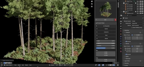 Lazy Forest Generator