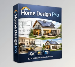 Home Design Pro - 3D home planner for floor plans, rooms, roofs by Ashampoo (Win - v11.0.0)