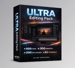  ULTRA Editing Pack - Premium editing assets for After Effect by Alvar Creations