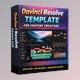 Davinci Resolve Template for Content Creators (v2.5) by Cameron Radice - on Gumroad