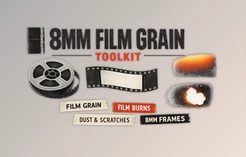 8MM FILM GRAIN TOOLKIT by <span class='badge badge-warning'>Tropic</span> Colour