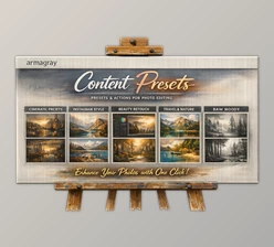 Content Presets for Lightroom by Arma Gray