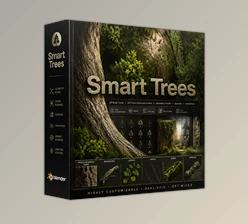 Smart Trees - Blender Super Close-Up Trees by Superhivemarket (v1.2)