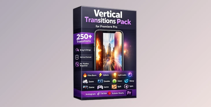 Vertical Transitions Pack for Premiere Pro