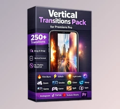 Vertical Transitions Pack for Premiere Pro by Videohive (56344341)