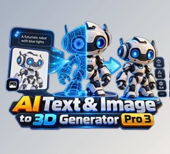 AI Text & Image to 3D Generator Pro (v3.0.6 for Win)
