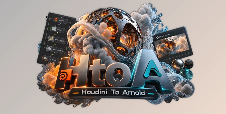 HtoA SolidAngle Houdini To Arnold