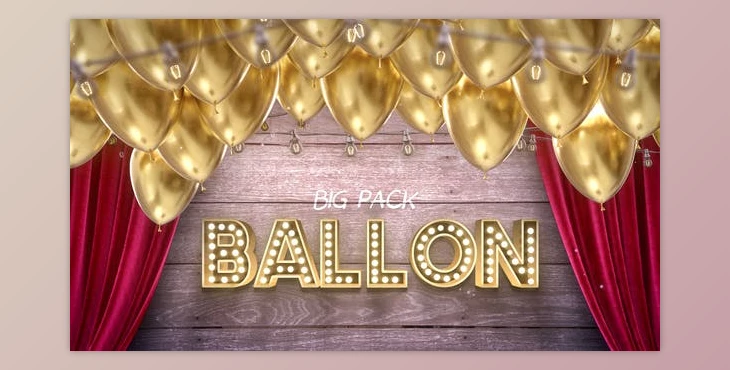 Download Big Ballon Pack (Videohive 31652238) - AE Project