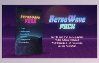 Download <span class='badge badge-warning'>Retro</span> Wave Pack (Videohive 28786036) - AE Project