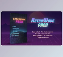 Download Retro Wave Pack (Videohive 28786036) - AE Project
