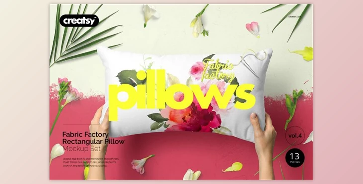Download Fabric Factory v5 Rectangular Pillow By creatsy5