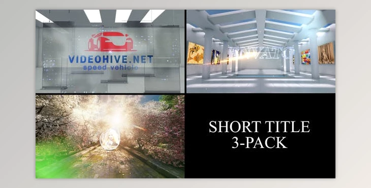 Download 3 Short Titles Pack (Videohive 32315524) - AE Project
