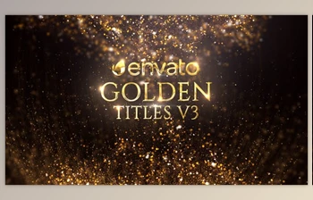 Download Golden <span class='badge badge-warning'>Titles</span> (<span class='badge badge-warning'>Videohive</span> 21705990) - AE Project