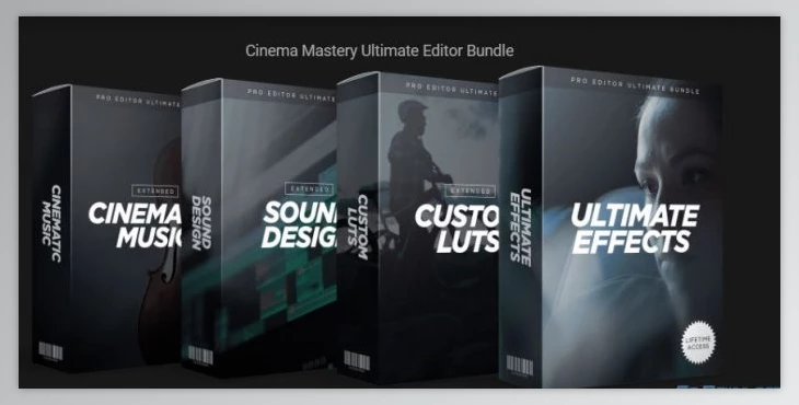 Download Cinema Mastery – Pro Editor Ultimate Bundle (cube, mp4, mp4, wav)