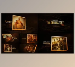Download The Golden History (Videohive 23719049) - AE Project