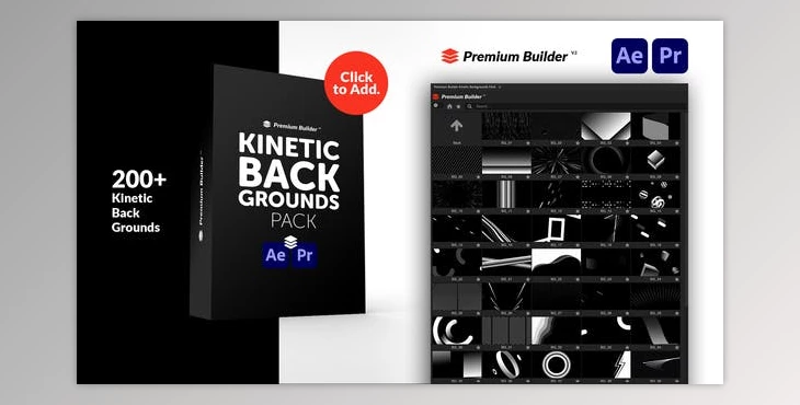 Download Kinetic Backgrounds Pack (Videohive 32854609) - AE Project