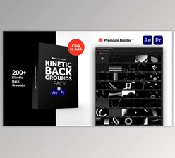 Download Kinetic Backgrounds Pack (Videohive 32854609) - AE Project