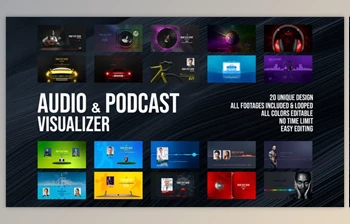 Download Audio and Podcast Visualizer (Videohive <span class='badge badge-warning'>33544075</span>) - AE Project