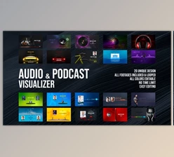 Download Audio and Podcast Visualizer (Videohive 33544075) - AE Project