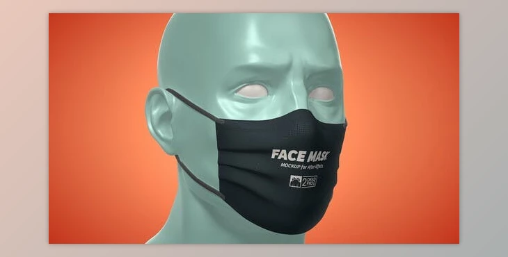 Download Face Mask Animated Mockup Template - Mockup Kit (Videohive 33901966) - AE Project