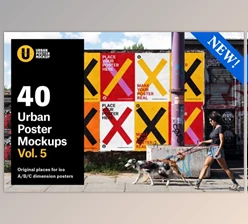 Download Urban Poster Mockup VOL.5 (JPG, ZIP)