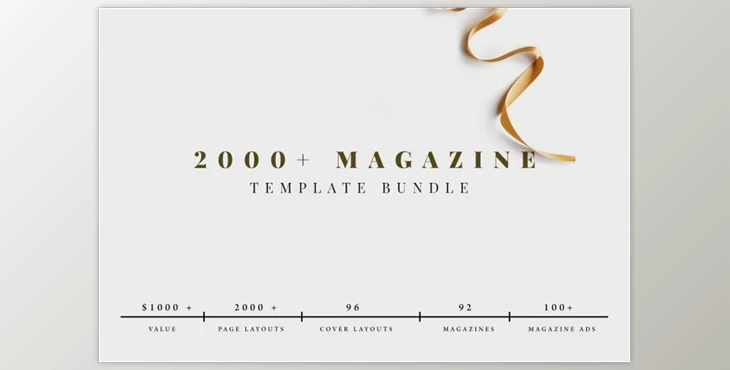 Download 2000+ Magazine Bundle – CreativeMarket 1643630 (PSD)