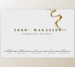 Download 2000+ Magazine Bundle – CreativeMarket 1643630 (PSD)